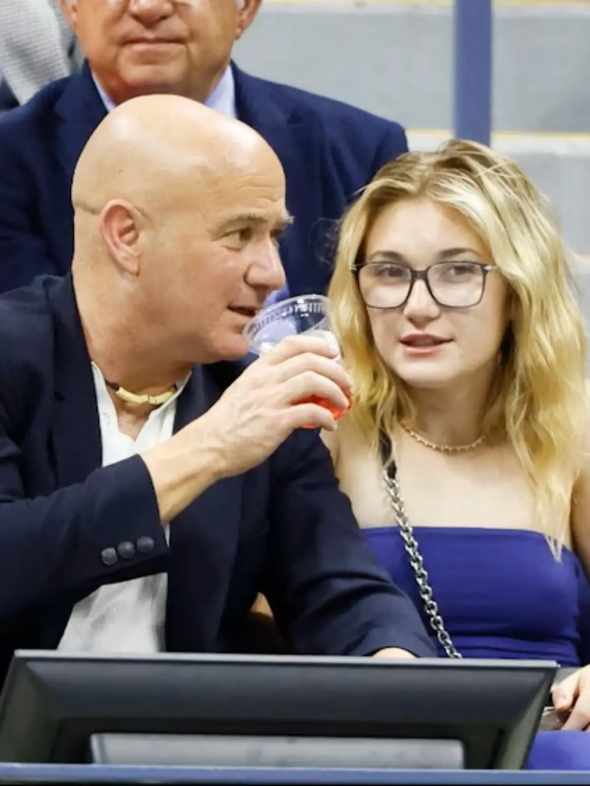 Jaz Elle Agassi zeigt sich auf einer Ehrung ihres Vaters.