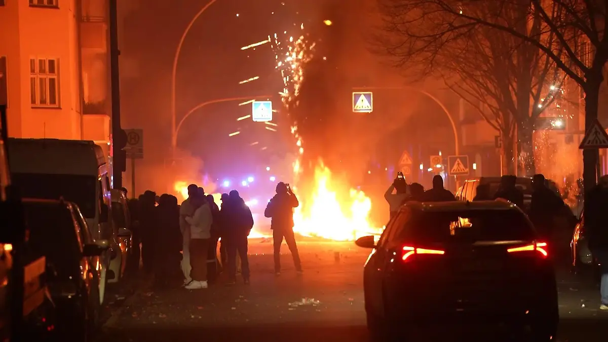 Randale an Silvester in Berlin