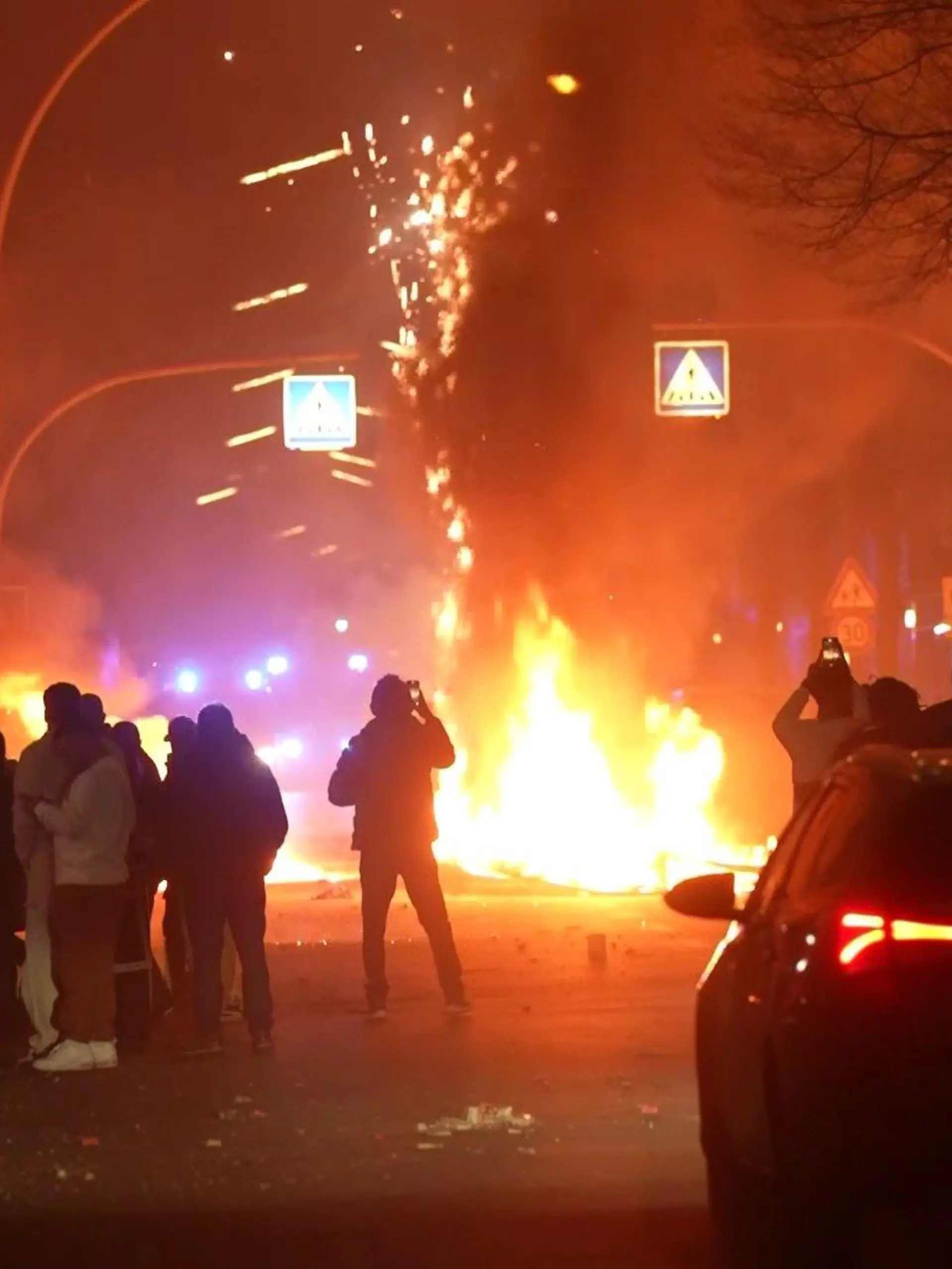Randale an Silvester in Berlin