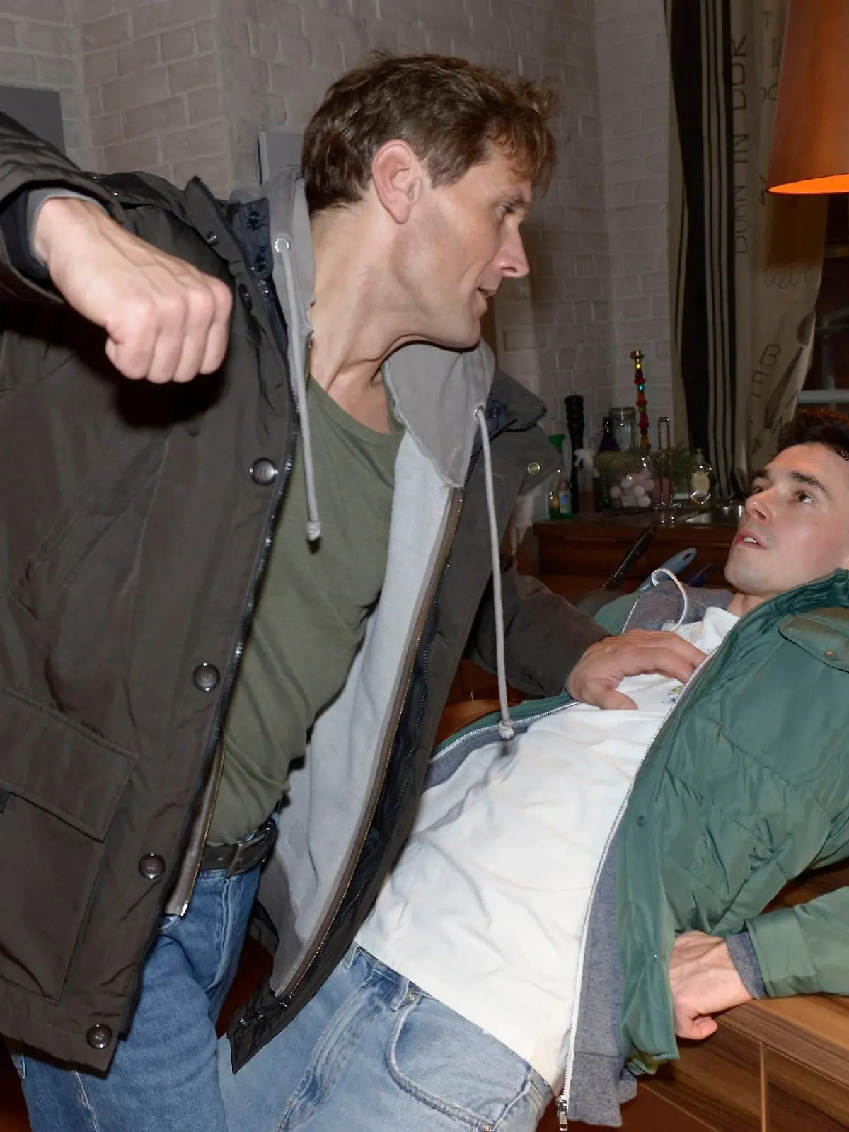 Martin (Oliver Franck, l.) war im GZSZ-Kiez unberechenbar. 
