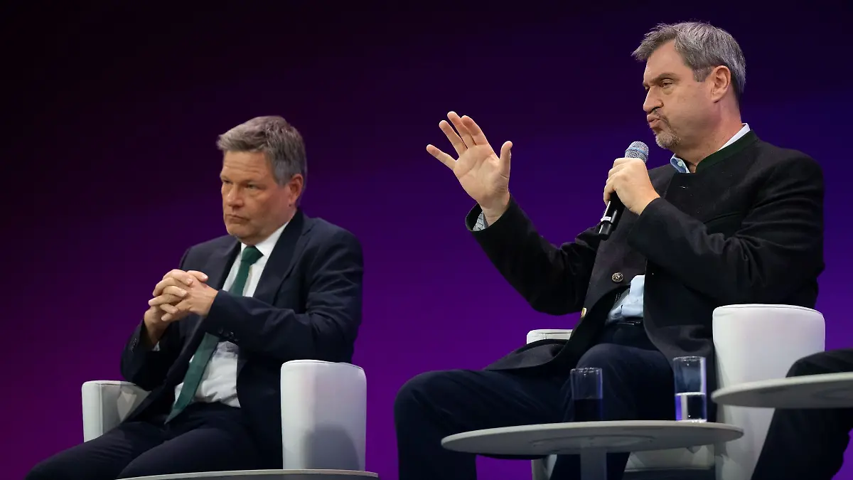 Der Zoff zwischen den Beiden eskaliert: Robert Habeck und Markus Söder. (Archivbild)