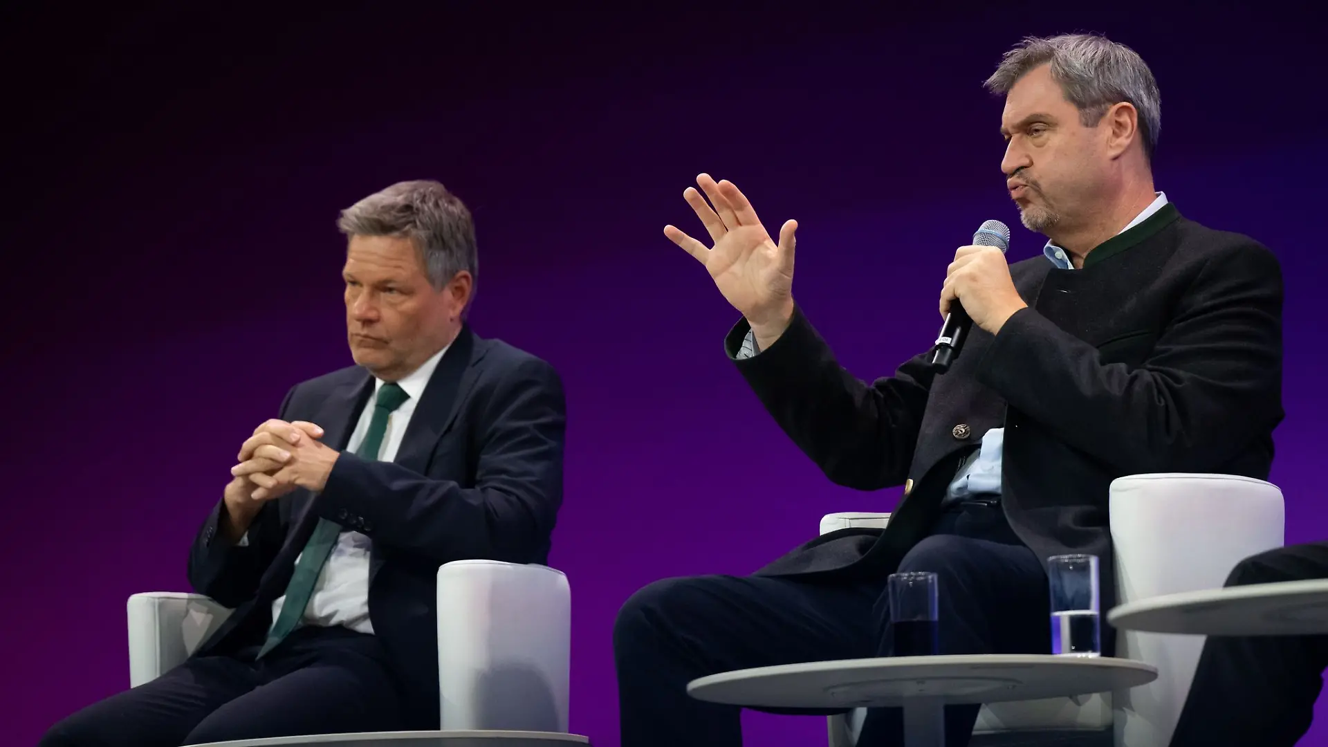Der Zoff zwischen den Beiden eskaliert: Robert Habeck und Markus Söder. (Archivbild)