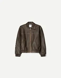 Kunstlederjacke