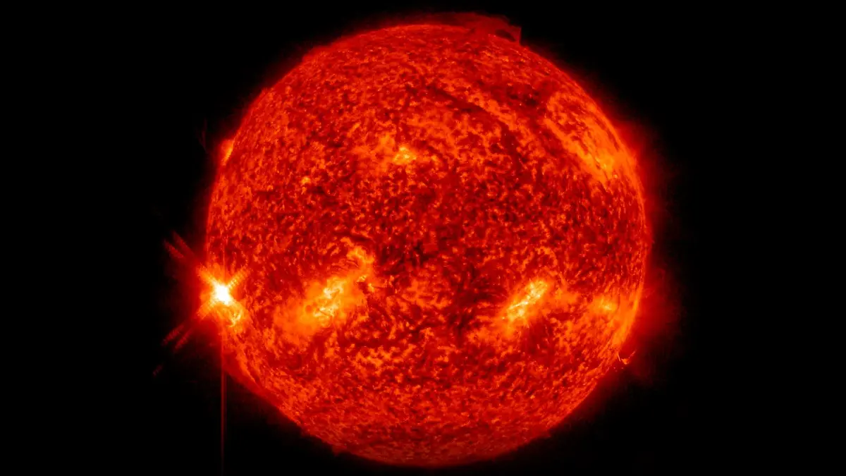 Sonnenflecken auf der Sonne, sorgen für mehr Aktivität