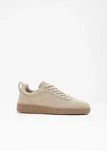 Sneaker aus Leder in hellsand