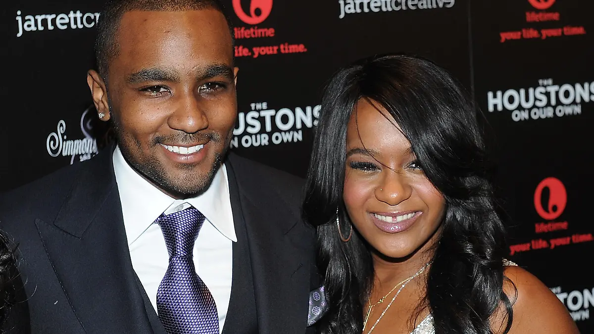 Bobbi Kristina Brown was found unresponsive and face down in a bathtub full of water on Saturday morning / She was discovered by her husband Nick Gordon who began CPR before police took over as they awaited an ambulance. While she is currently stable, she is in a medically induced coma as she is suffering from swelling in her brain. Her father, Bobby Brown, and Tyler Perry, are currently by her side. This comes days before the third anniversary of her mother's accidental drowning in a bath tub on February 11, 2012. File photo : Nick Gordon and Bobbi Kristina Brown attending "The Houstons On Our Own" premiere party at the Tribeca Grand Hotel in New York City, NY, USA on October 22, 2012. Photo by Brad Barket/ABACAPRESS.COM