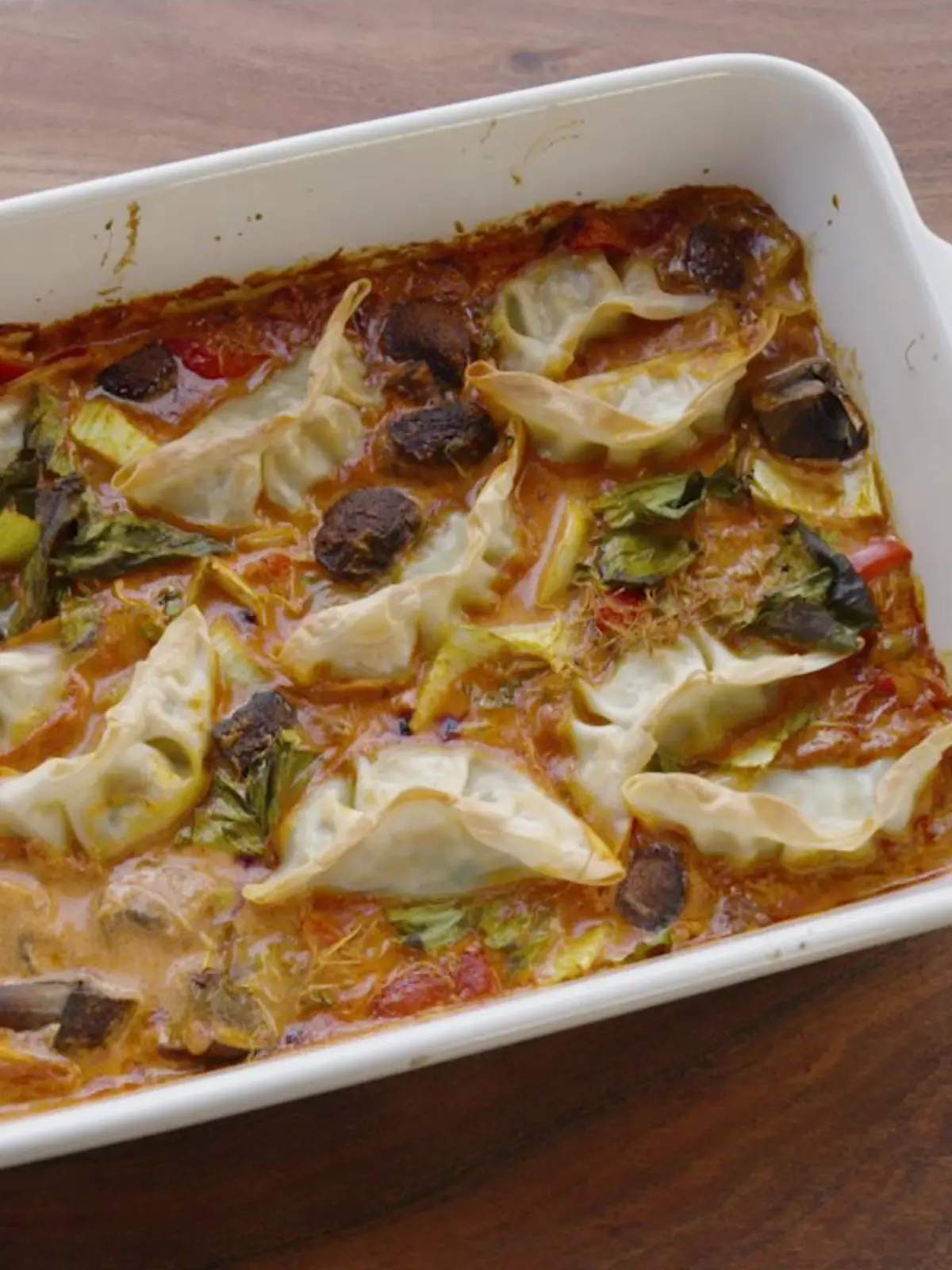 One Pan Dumplings 