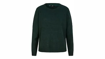 Strick-Pullover mit Rundhals-Ausschnitt