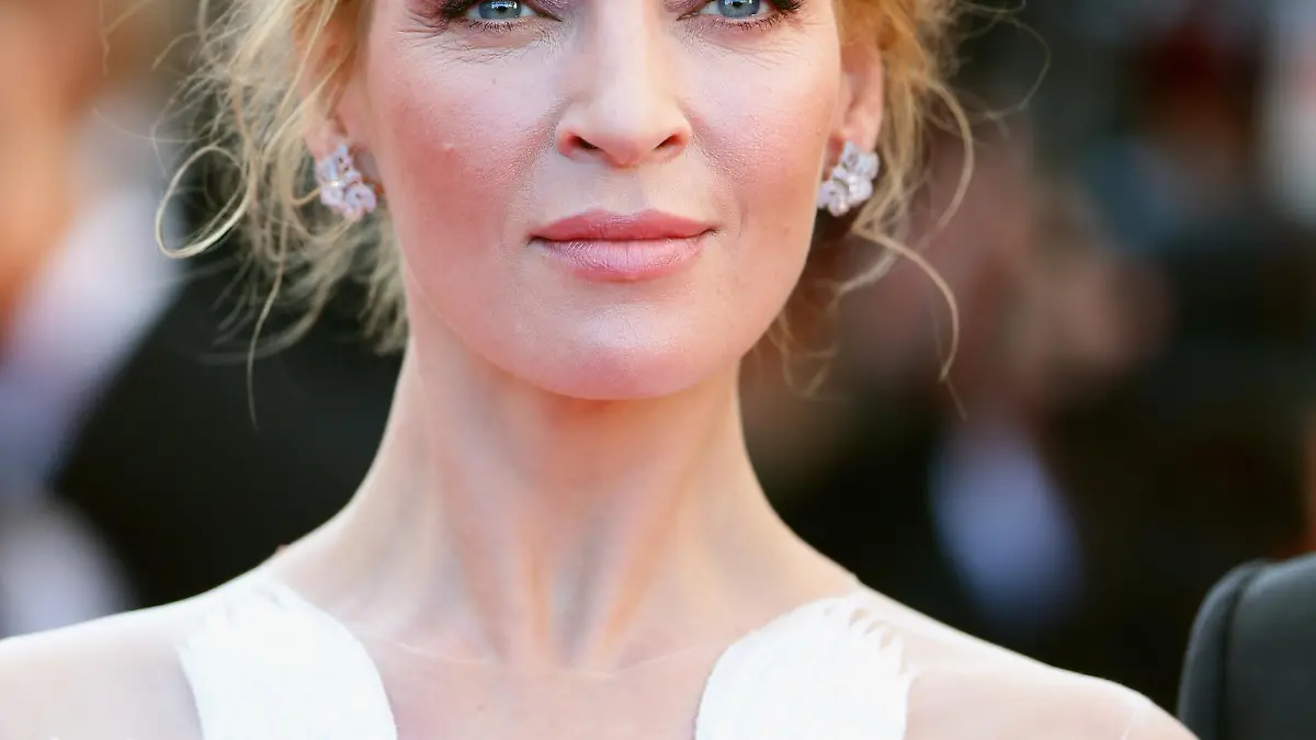 CANNES, FRANCE - MAY 24:  Uma Thurman attends the Closing Ceremony and "A Fistful of Dollars" screening during the 67th Annual Cannes Film Festival on May 24, 2014 in Cannes, France.  (Photo by Vittorio Zunino Celotto/Getty Images)