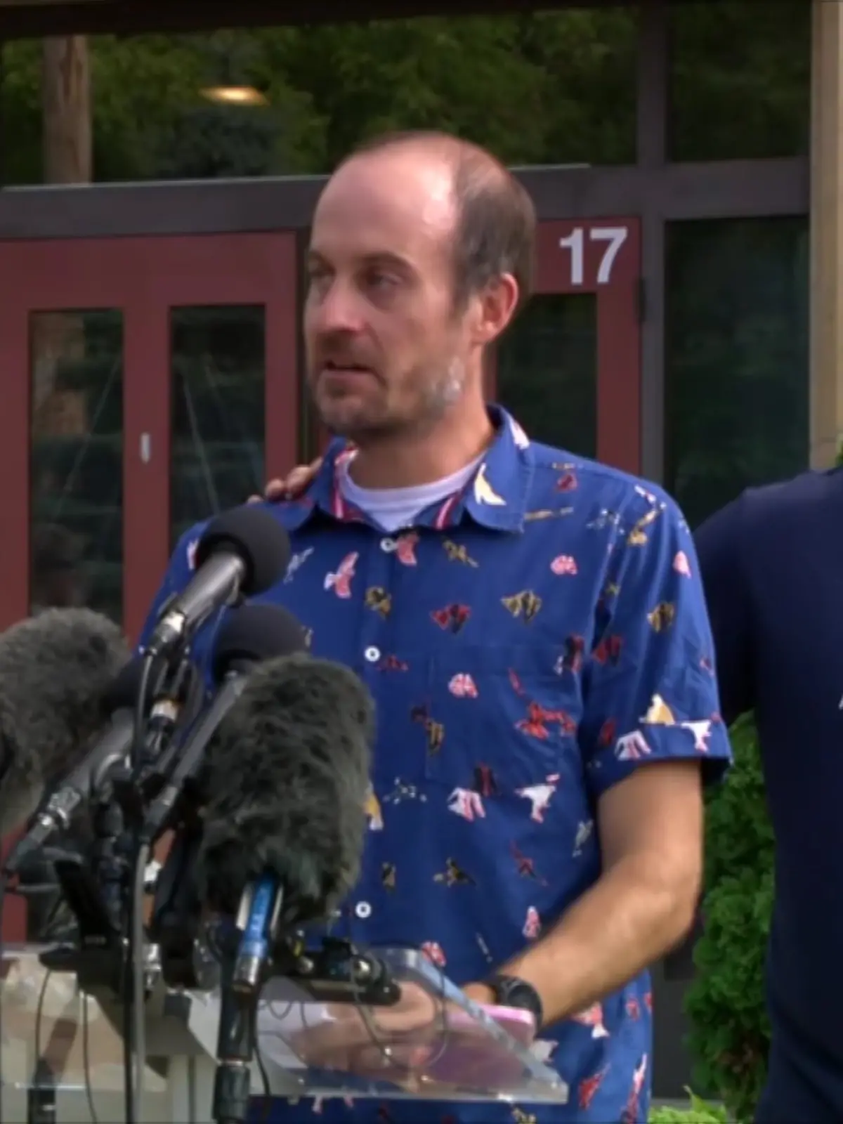 Jesse Merkel ist der Vater des bei einer Schießerei in Minnesota getöteten Fletcher (8).