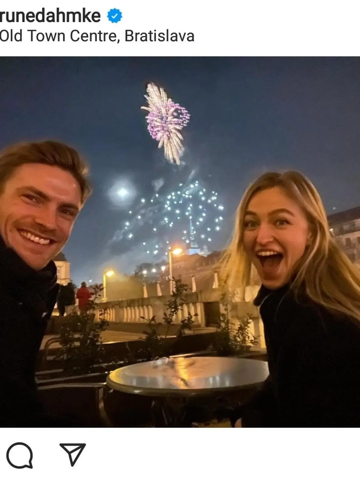 Rune Dahmke mit Stine Oftedal