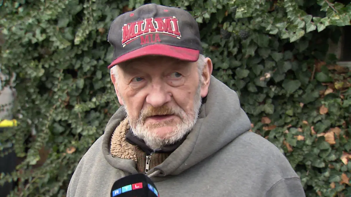 Ratten-Rentner Hans Helmut Reiter.