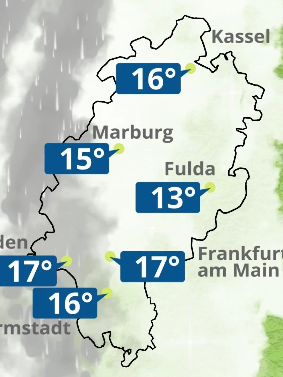 Bild zu: "Hessen: Wie wird das Wetter?"