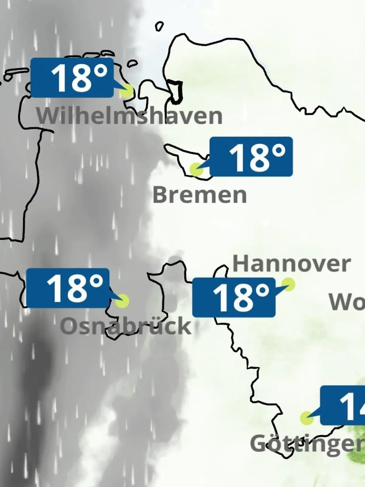 Bild zu: "Bremen und Niedersachsen: Wie wird das Wetter?"