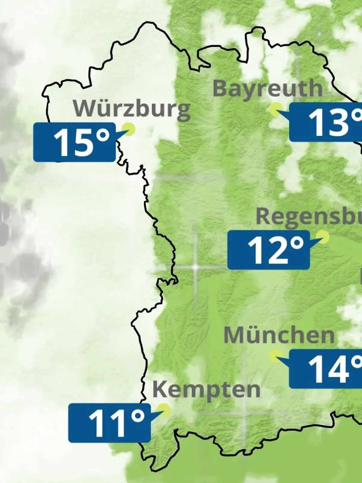 Bild zu: "Bayern: Wie wird das Wetter?"