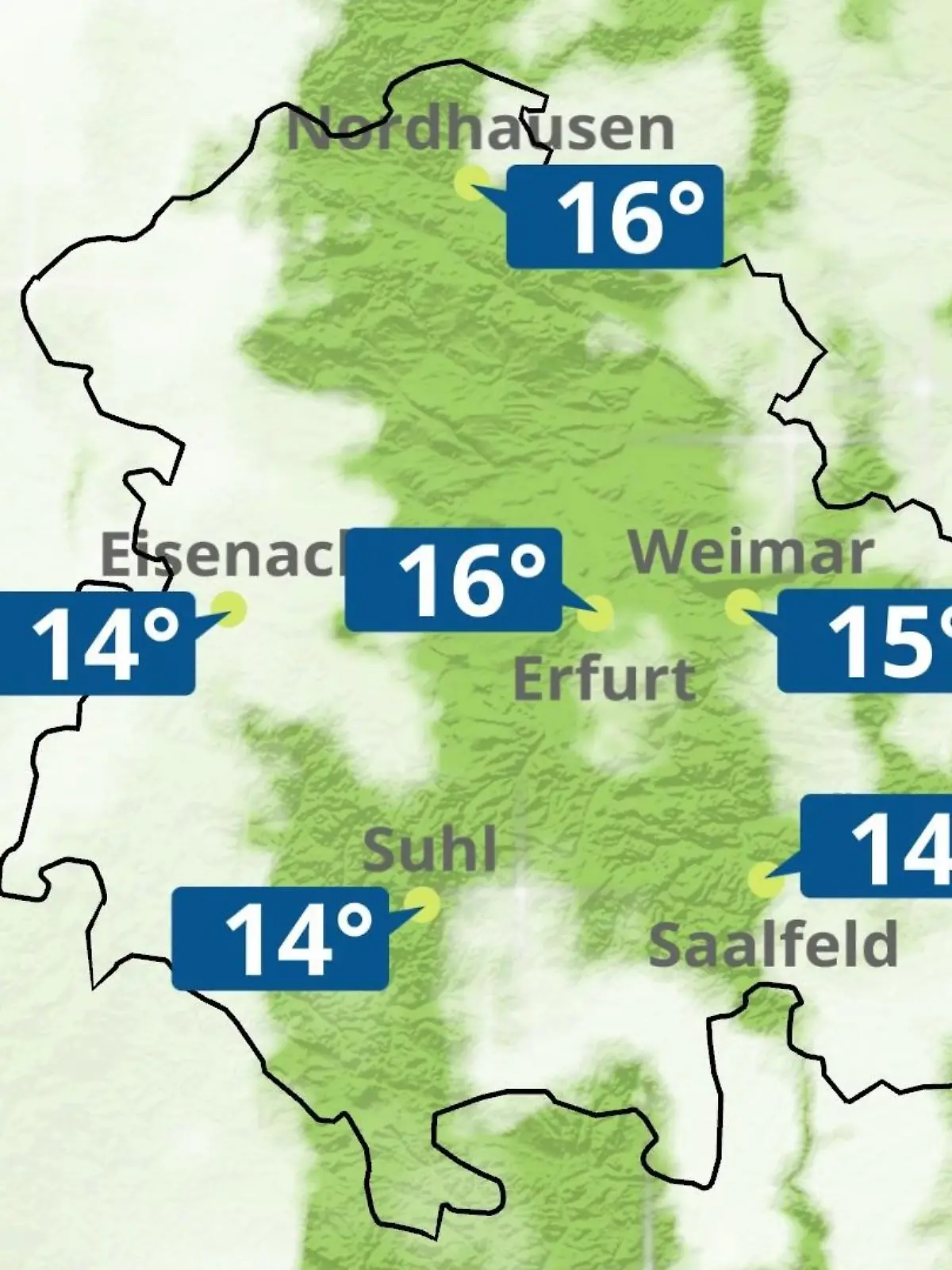 Bild zu: "Thüringen: Wie wird das Wetter?"