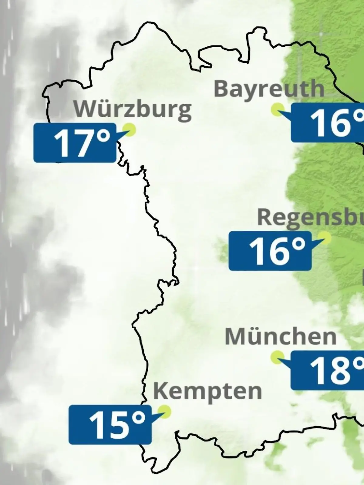 Bild zu: "Bayern: Wie wird das Wetter?"