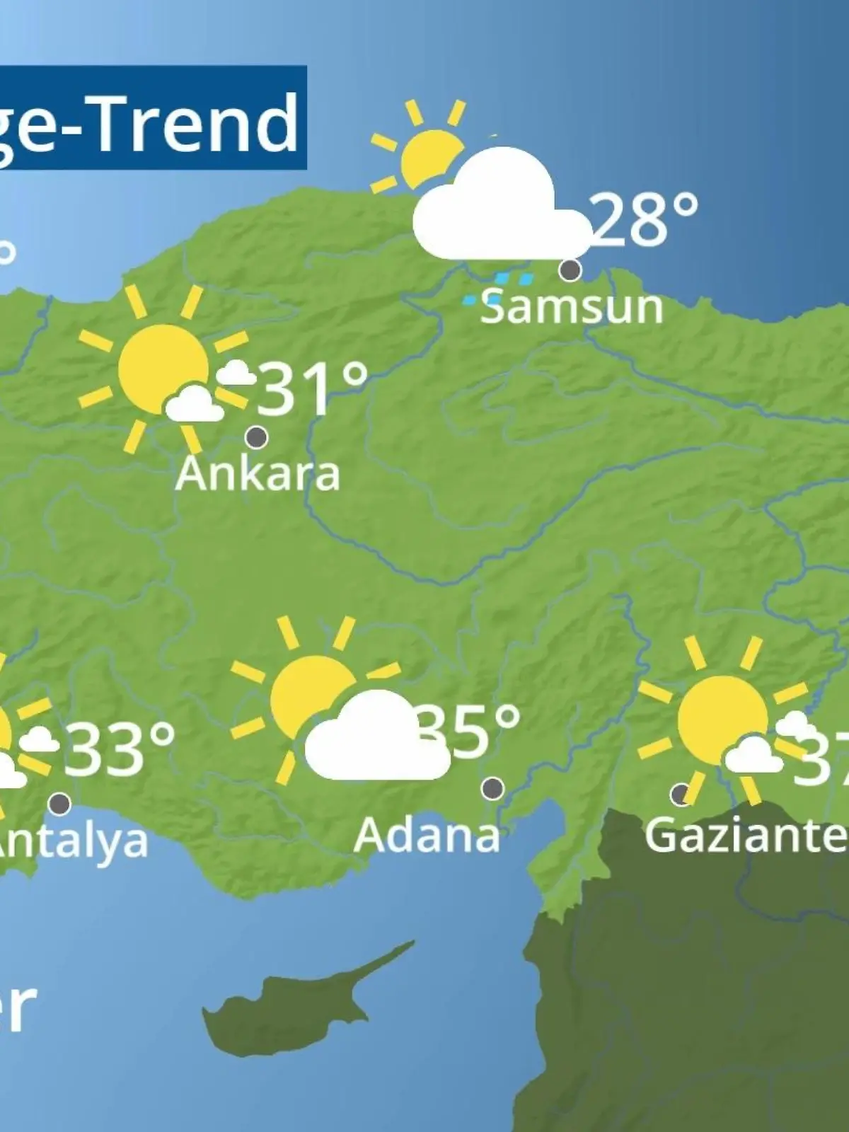 Bild zu: "Türkei: Wie wird das Wetter?"