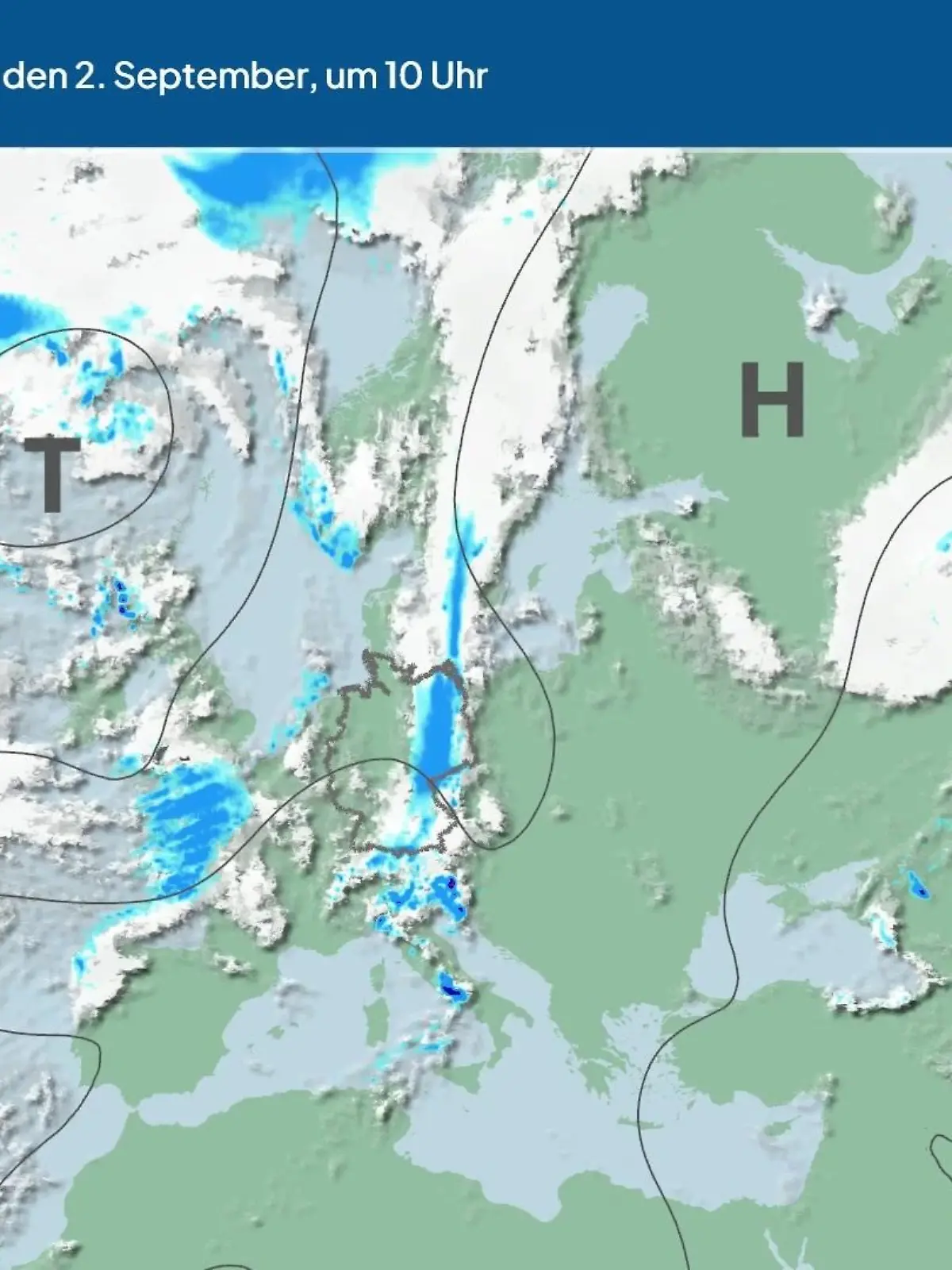 Bild zu: "Die Wetterlage der kommenden 5 Tage"