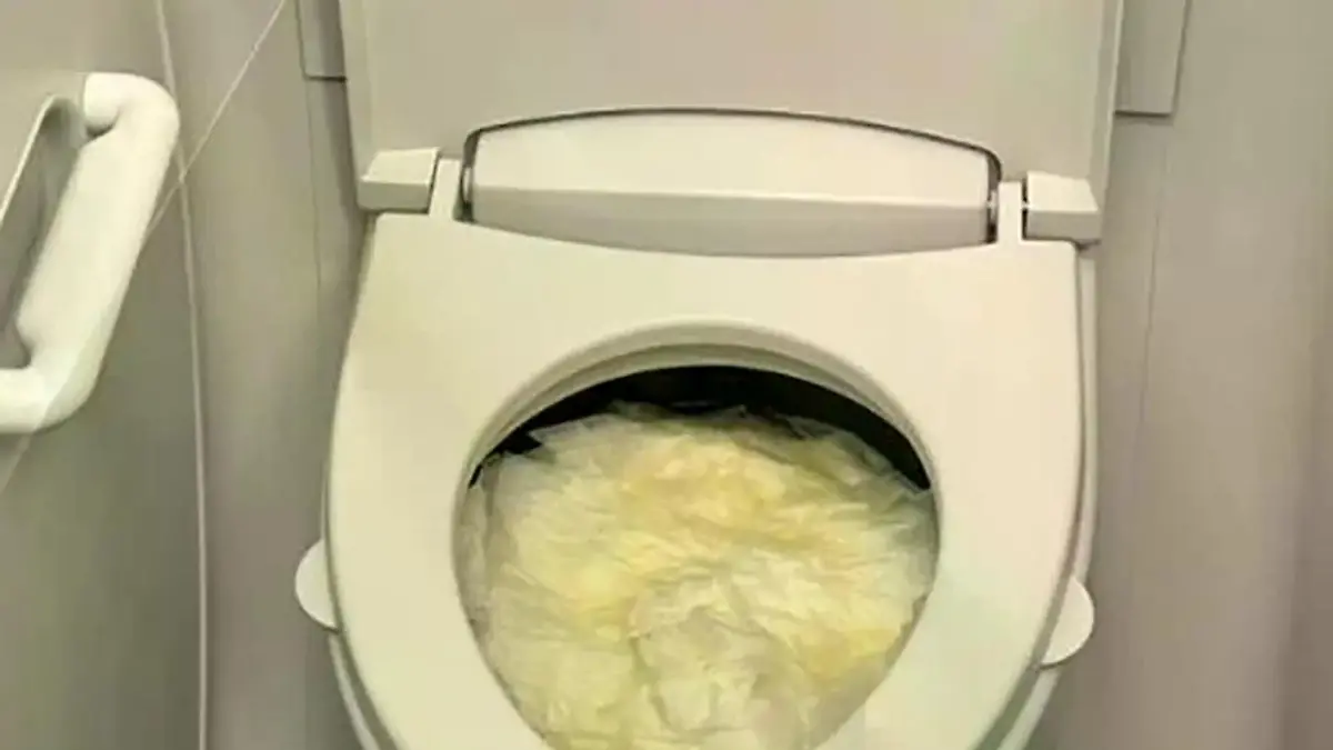 Verstopfte Toilette