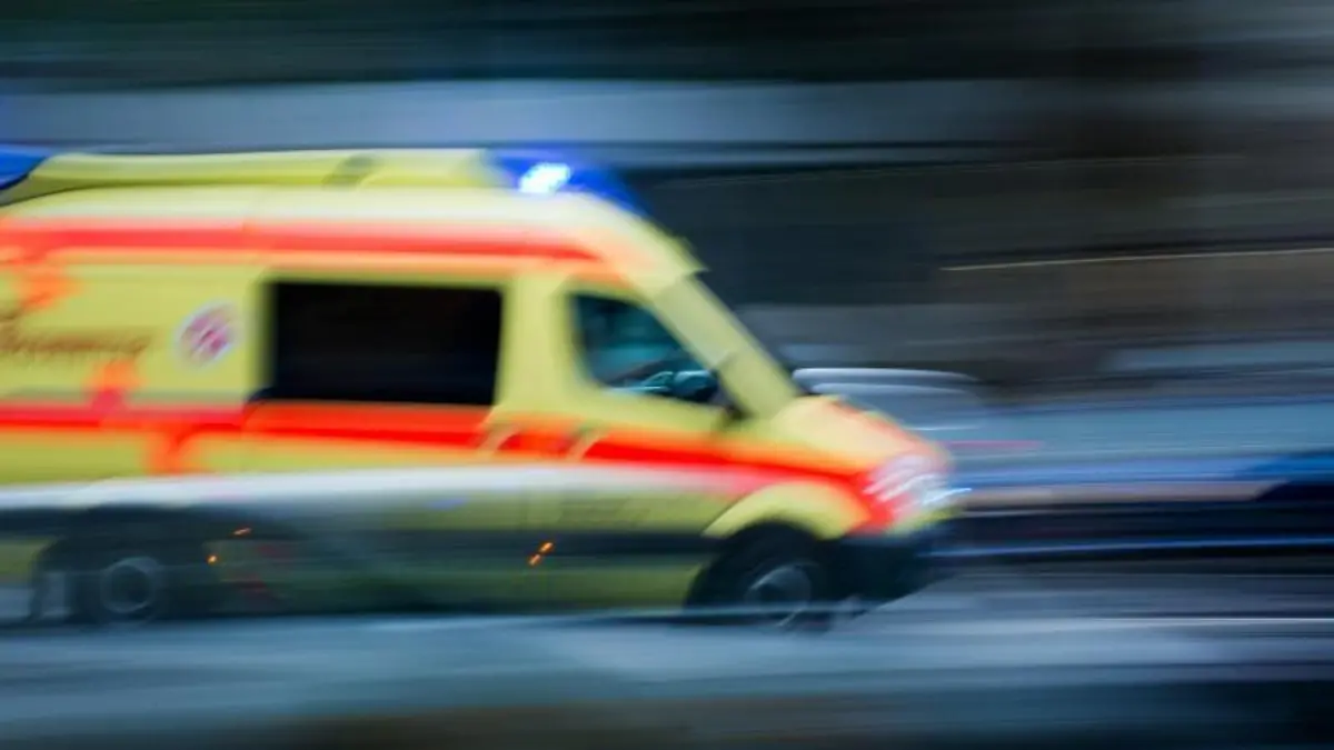 Ein Krankenwagen im Einsatz