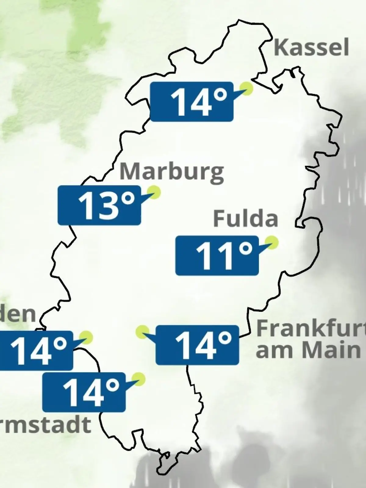 Bild zu: "Hessen: Wie wird das Wetter?"