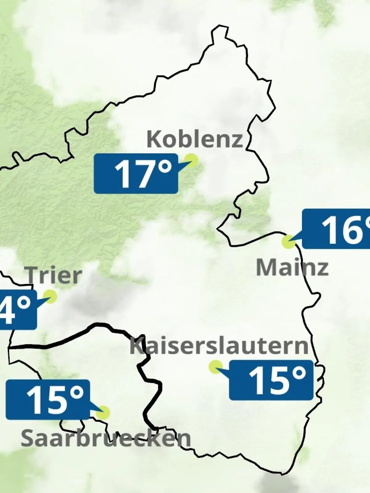 Bild zu: "Rheinland-Pfalz, Saarland: Wie wird das Wetter?"