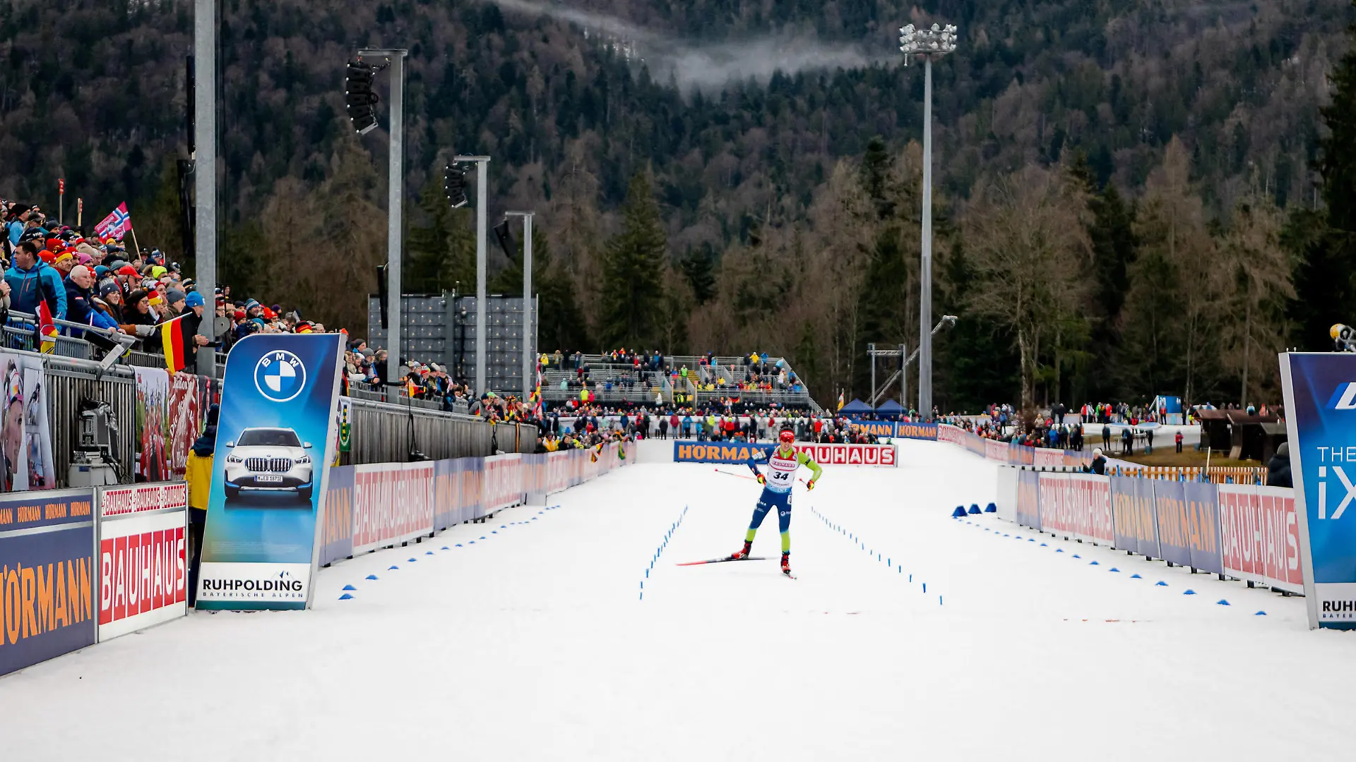 Bogdan Tsymbal UKR, 24 beim Zieleinlauf. 20 Kilometer Einzel Herren, Biathlon, BMW IBU Weltcup Ruhpolding, Saison 2022/2023, 11.01.2023. 20 Kilometer Einzel Herren, Biathlon, BMW IBU Weltcup Ruhpolding, Saison 2022/2023, 11.01.2023. Ruhpolding *** Bogdan Tsymbal UKR, 24 at finish 20 kilometers individual men, biathlon, BMW IBU World Cup Ruhpolding, season 2022 2023, 11 01 2023 20 kilometers individual men, biathlon, BMW IBU World Cup Ruhpolding, season 2022 2023, 11 01 2023 Ruhpolding Copyright: xEibner-Pressefoto/HeikexFeinerx EP_EER