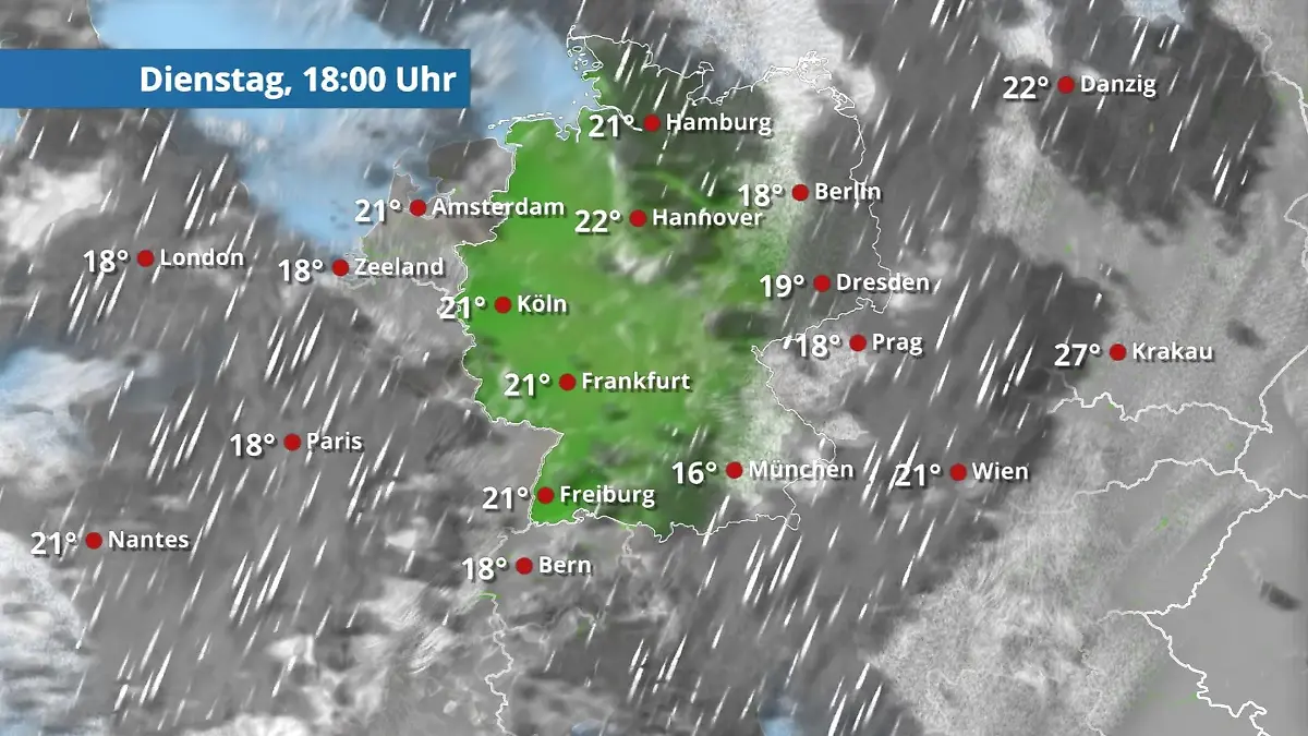 Zwischen Regen und Sonnenschein Der Regen- und Wolkenfilm für 48 Stunden