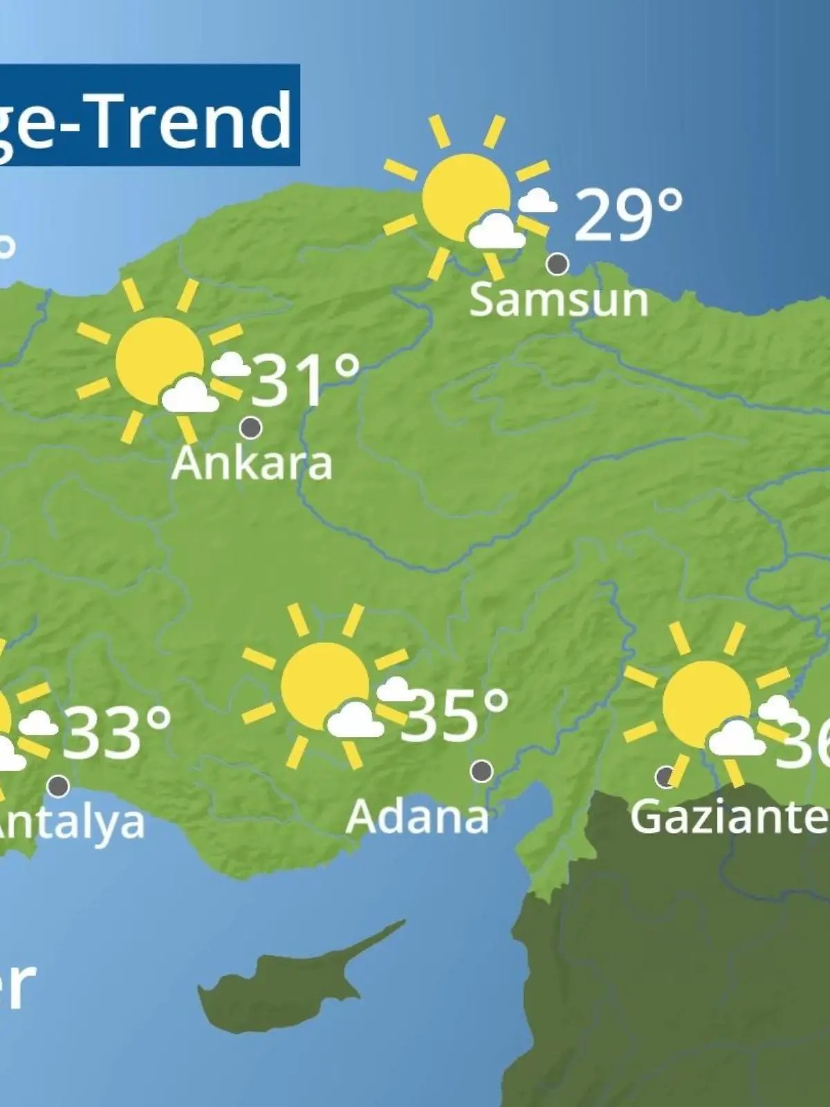 Bild zu: "Türkei: Wie wird das Wetter?"