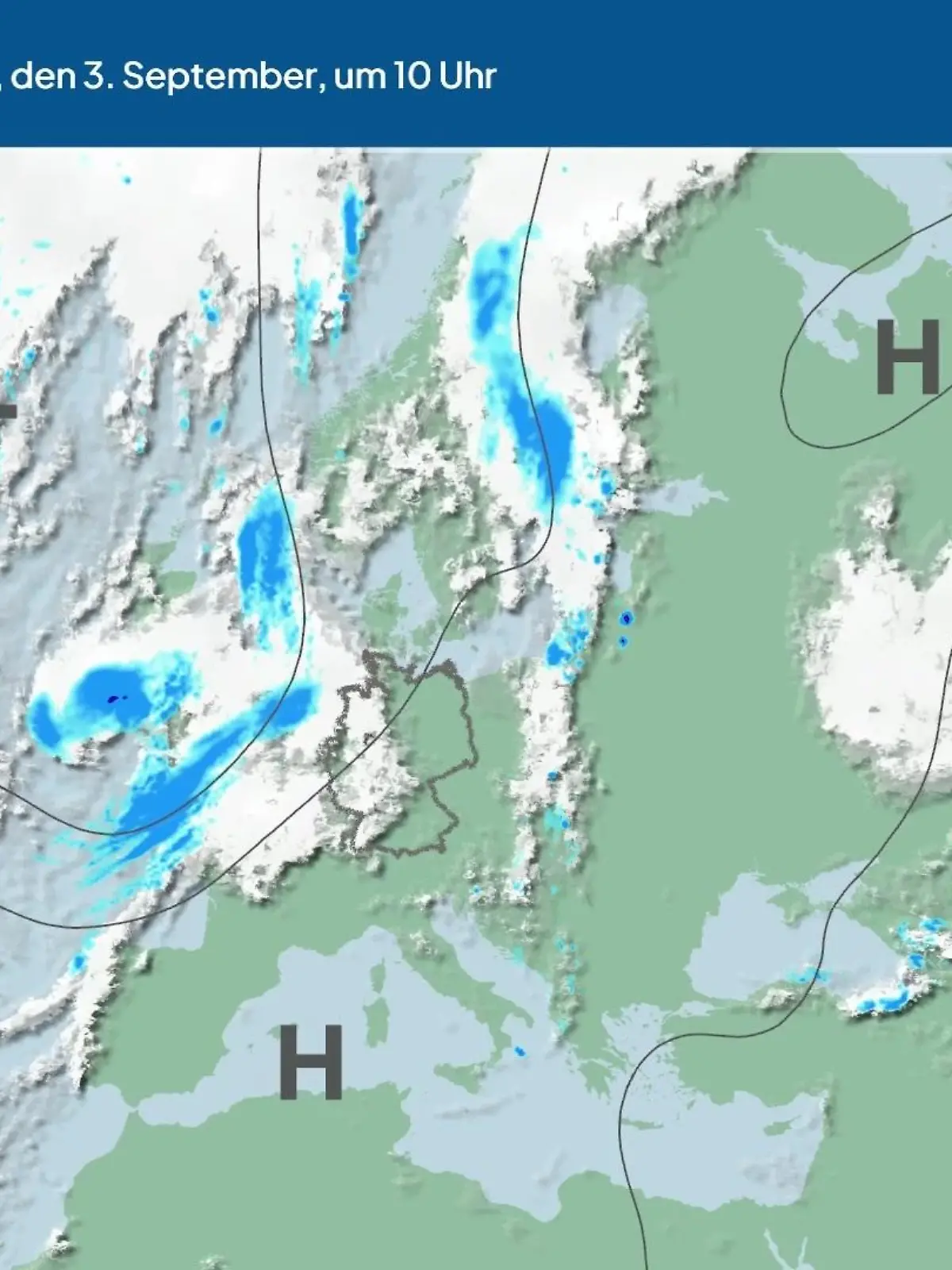 Bild zu: "Die Wetterlage der kommenden 5 Tage"