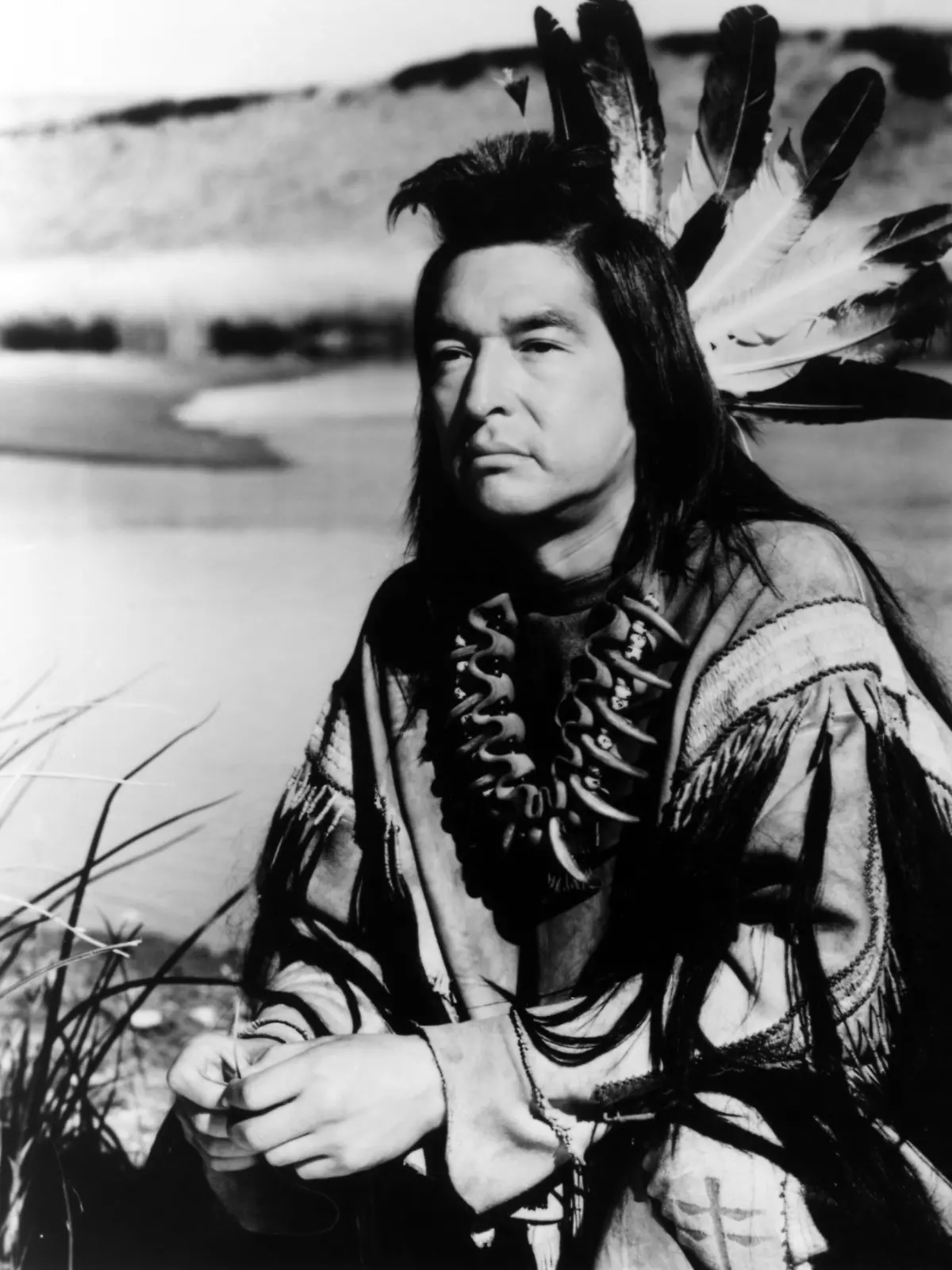 Graham Greene im Film „Der mit dem Wolf tanzt”