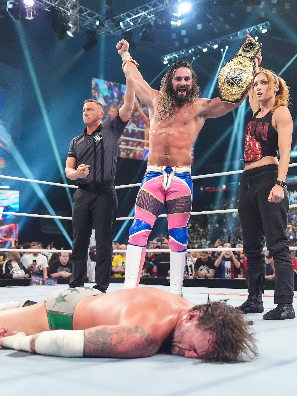  Seth Rollins vs. LA Knight vs. Jey Uso vs. CM Punk