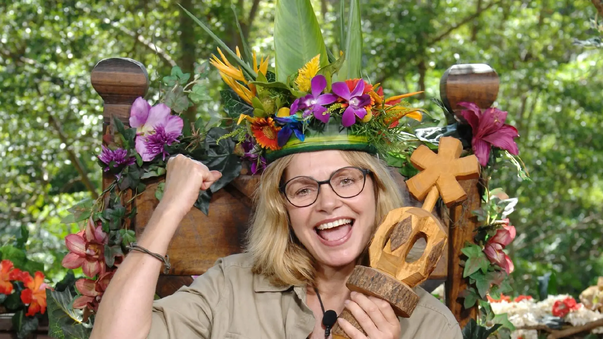 Maren Gilzer ist die neue Dschungelkönigin. Verwendung der Bilder für Online-Medien ausschließlich mit folgender Verlinkung:'Alle Infos zu 'Ich bin ein Star - Holt mich hier raus!' im Special bei RTL.de: www.rtl.de/cms/sendungen/ich-bin-ein-star.html