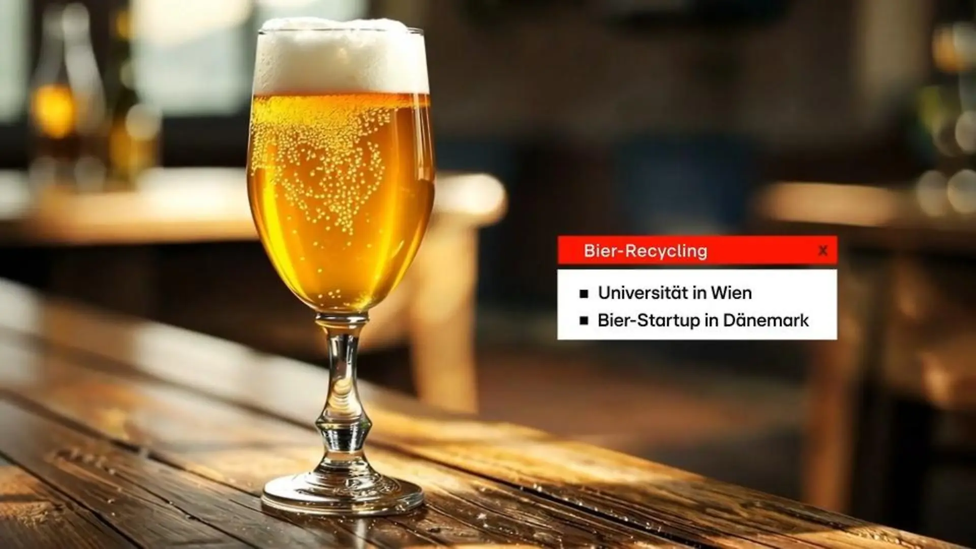 So wird aus Pipi ein frisches Kaltgetränk Kreislaufwirtschaft mit Urin und Bier