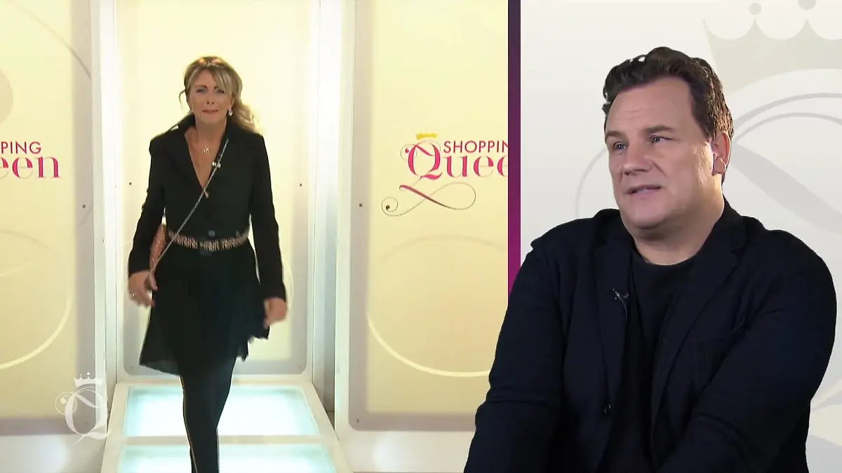 Gabi präsentiert ihren Longblazer-Look auf dem Catwalk Guido: "Ich finde, dass Gabi toll aussieht"