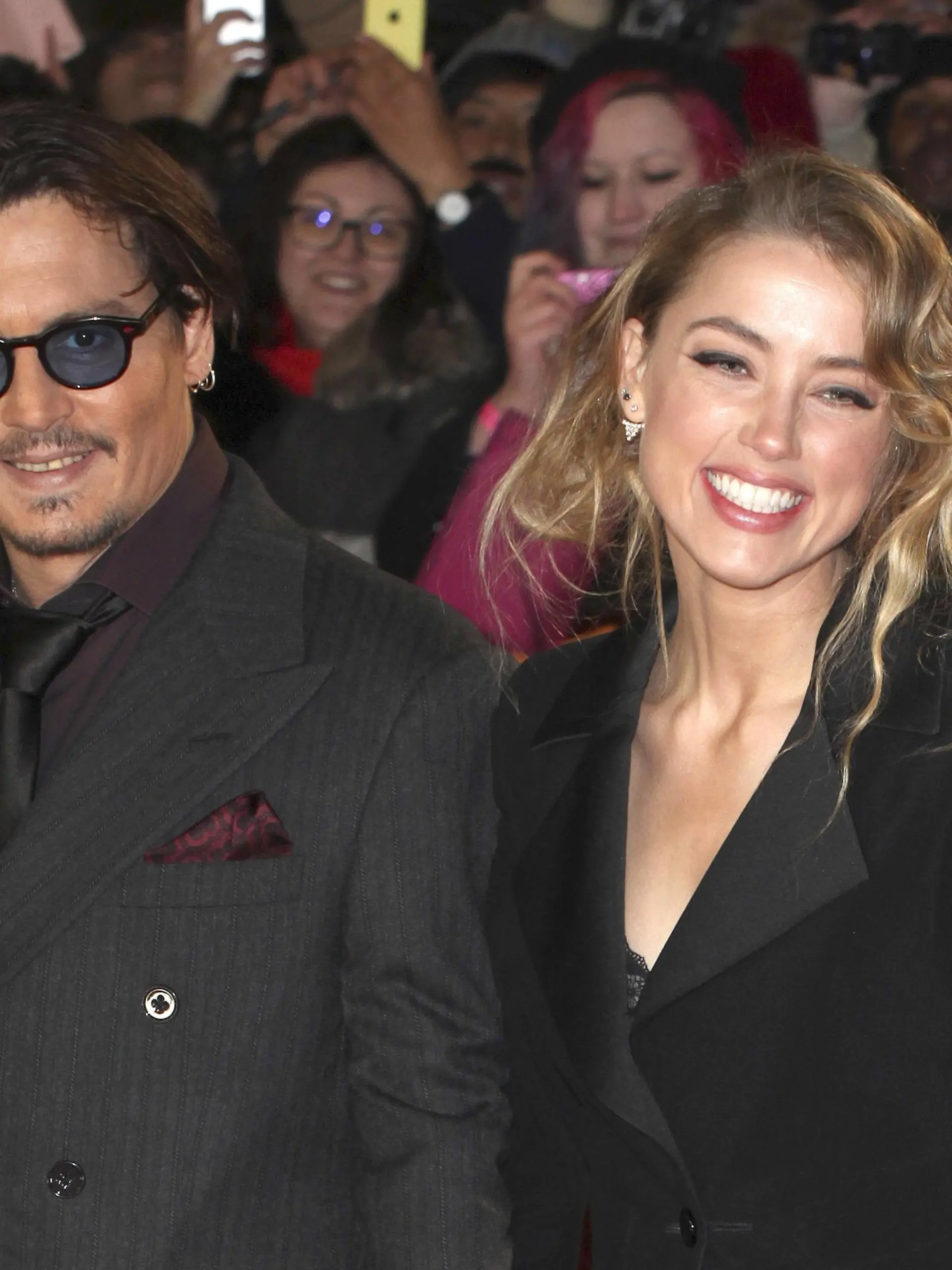Johnny Depp und Amber Heard bei der Premiere des Kinofilms Mortdecai - Der Teilzeitgauner im Empire Leicester Square. London, 19.01.2015 Foto:xL.xAppelbyx/xFuturexImageJohnny Depp and Amber Heard at the Premiere the Cinema  the  in Empire Leicester Square London 19 01 2015 Photo XL