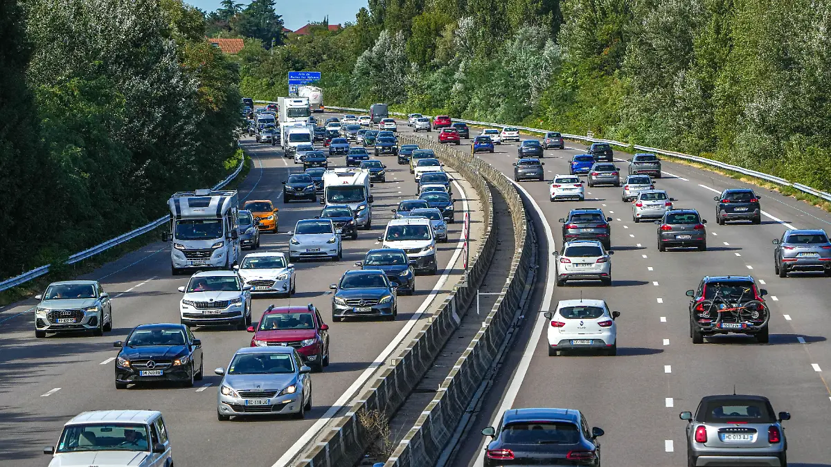 Autos auf der Autobahn
