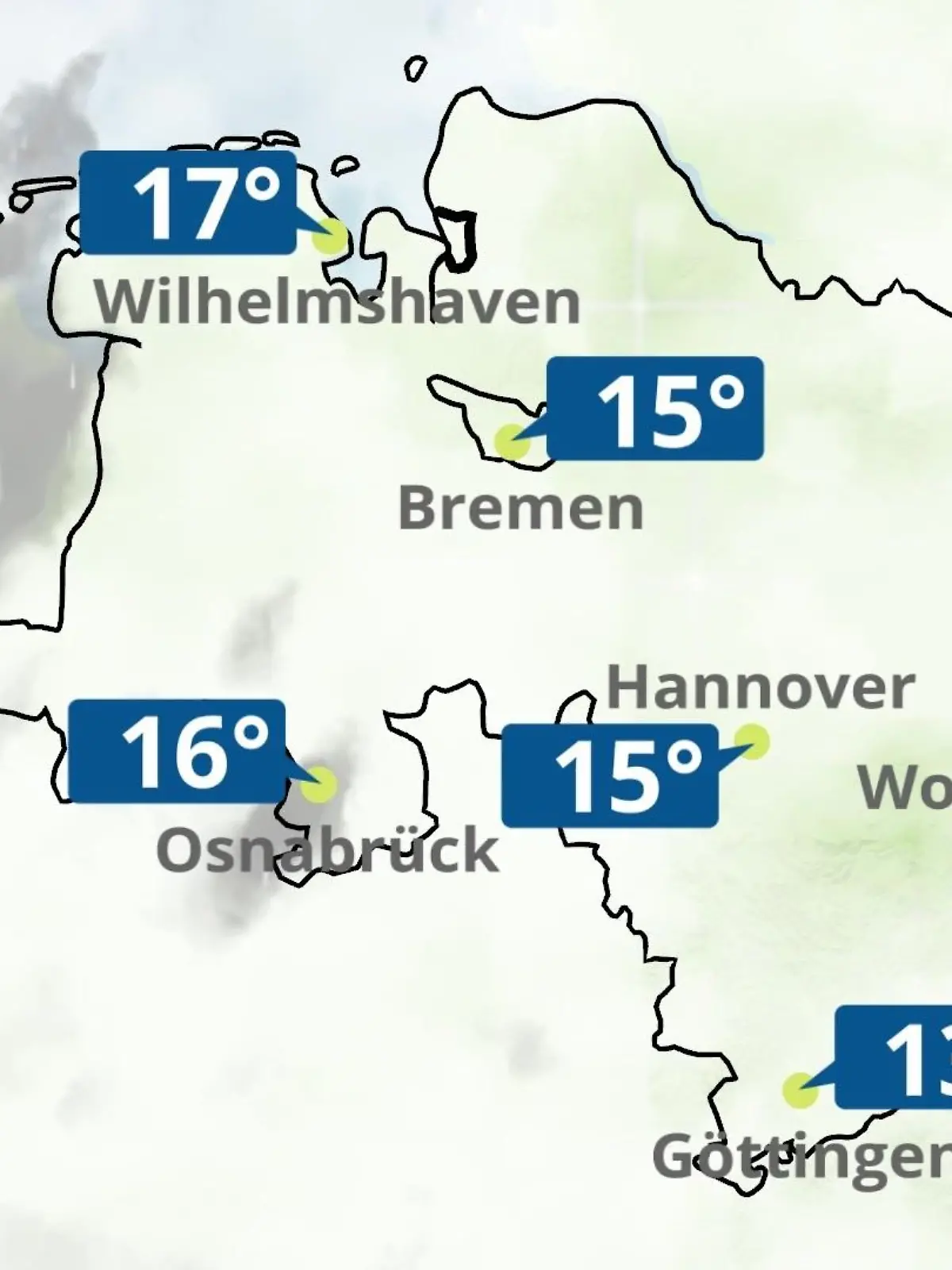 Bild zu: "Bremen und Niedersachsen: Wie wird das Wetter?"