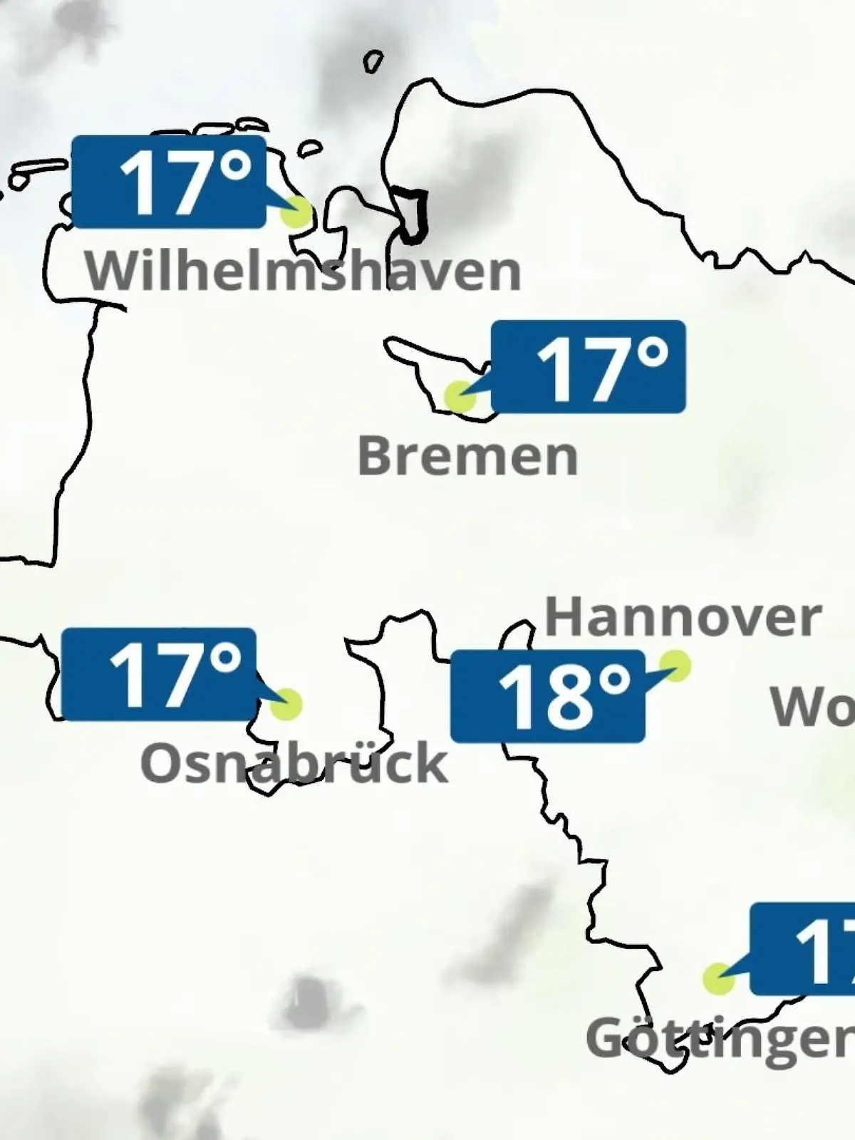 Bild zu: "Bremen und Niedersachsen: Wie wird das Wetter?"