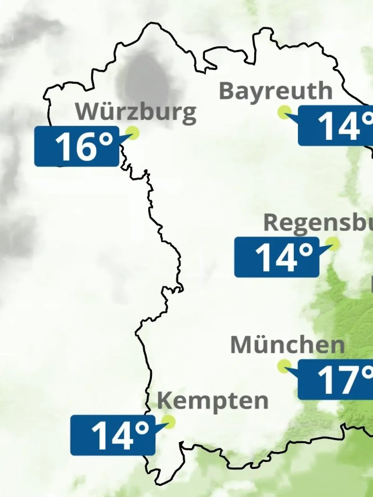Bild zu: "Bayern: Wie wird das Wetter?"