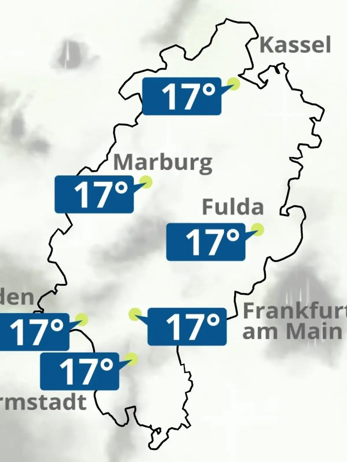 Bild zu: "Hessen: Wie wird das Wetter?"