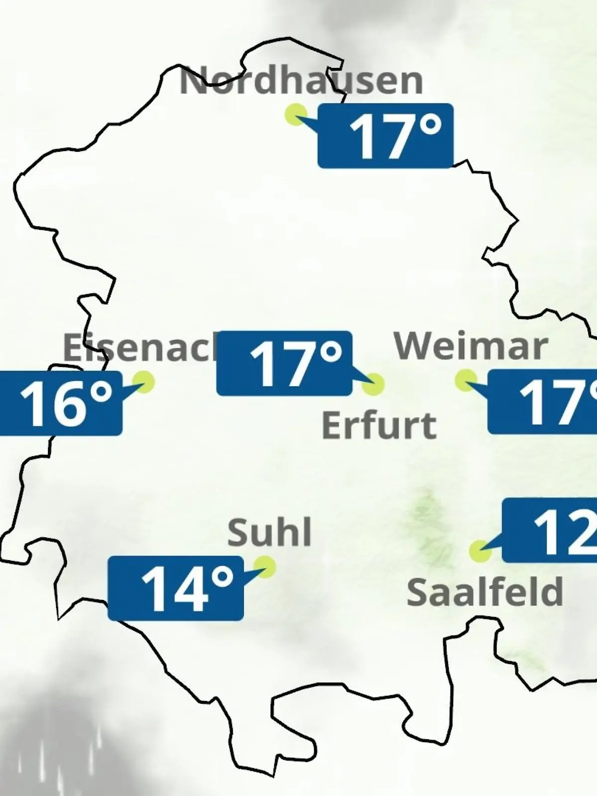 Bild zu: "Thüringen: Wie wird das Wetter?"