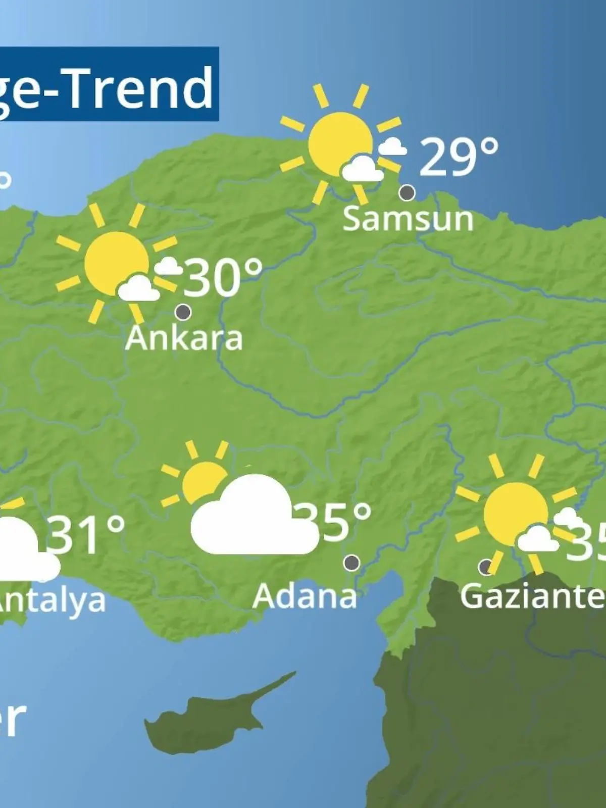 Bild zu: "Türkei: Wie wird das Wetter?"