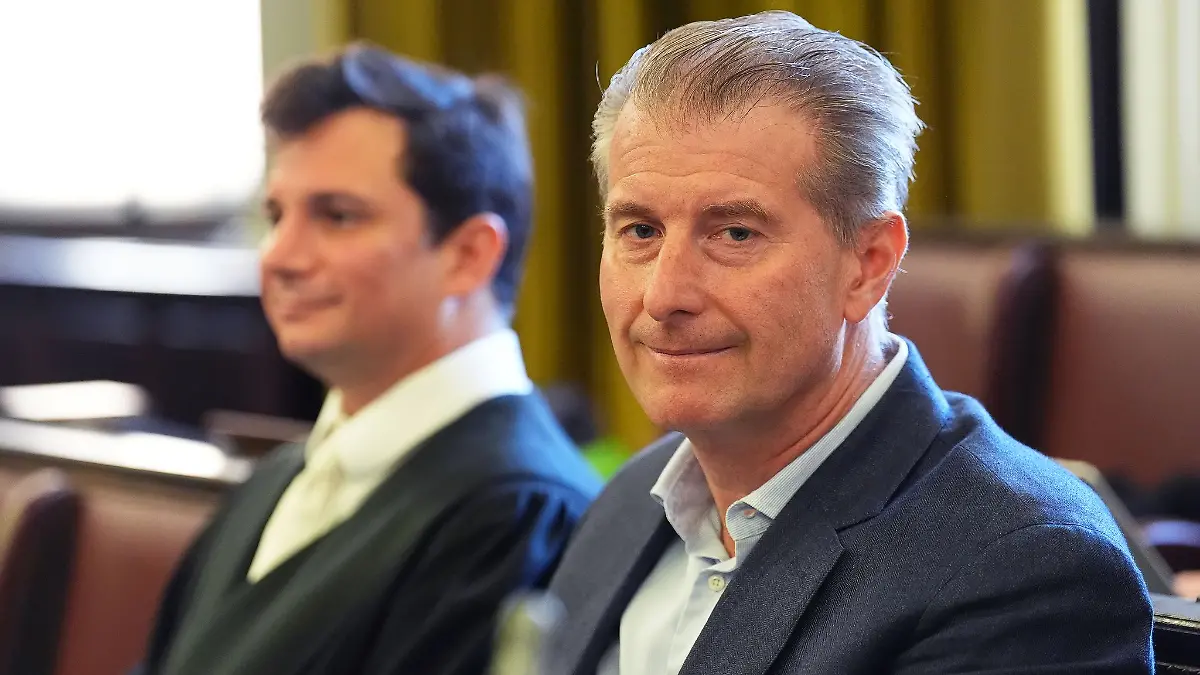 Stephan Hensel, der Ex-Mann von Christina Block, schildert als Zeuge vor dem Landgericht Hamburg Details der Kindesentführung in der Silvesternacht 2023/24.
