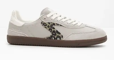 Sketchers Sneaker mit Glitzersteinen im Leo Look