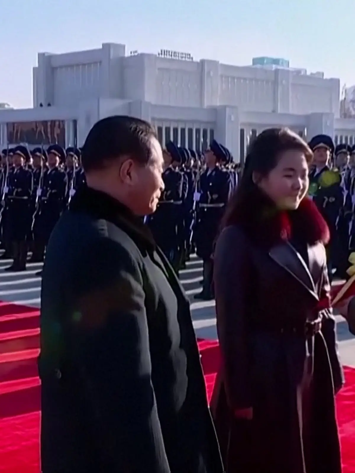 Kim Jong Un mit seiner Tochter 