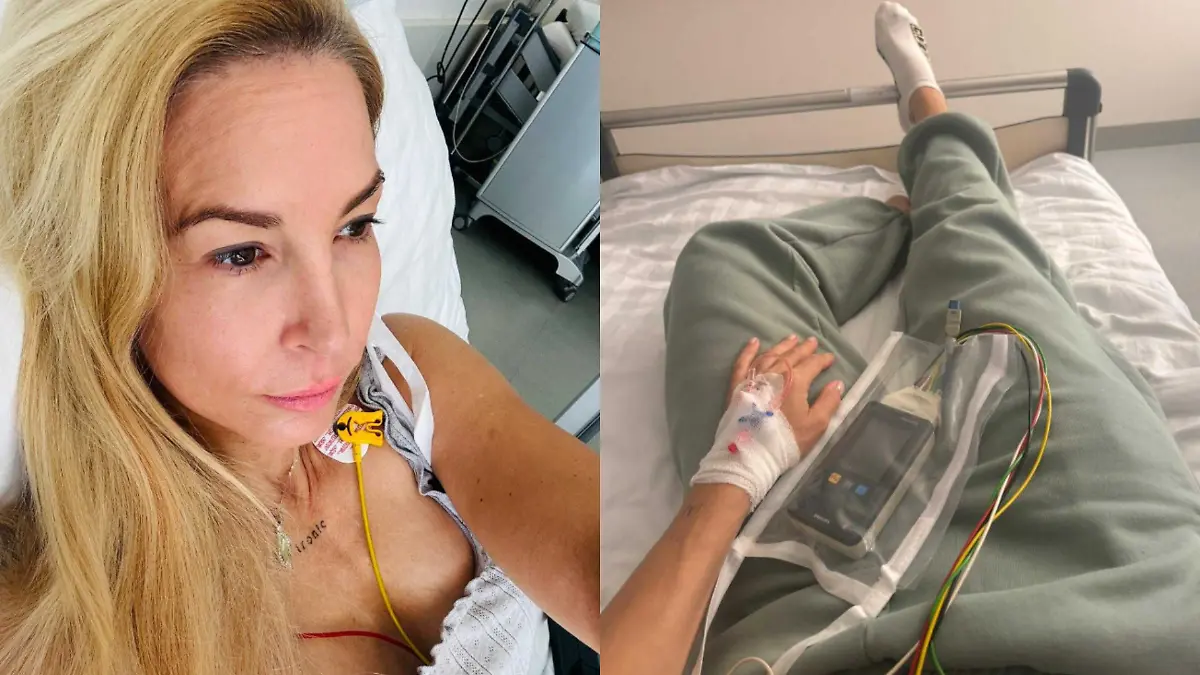 Michelle Monballijn liegt im Krankenhaus
