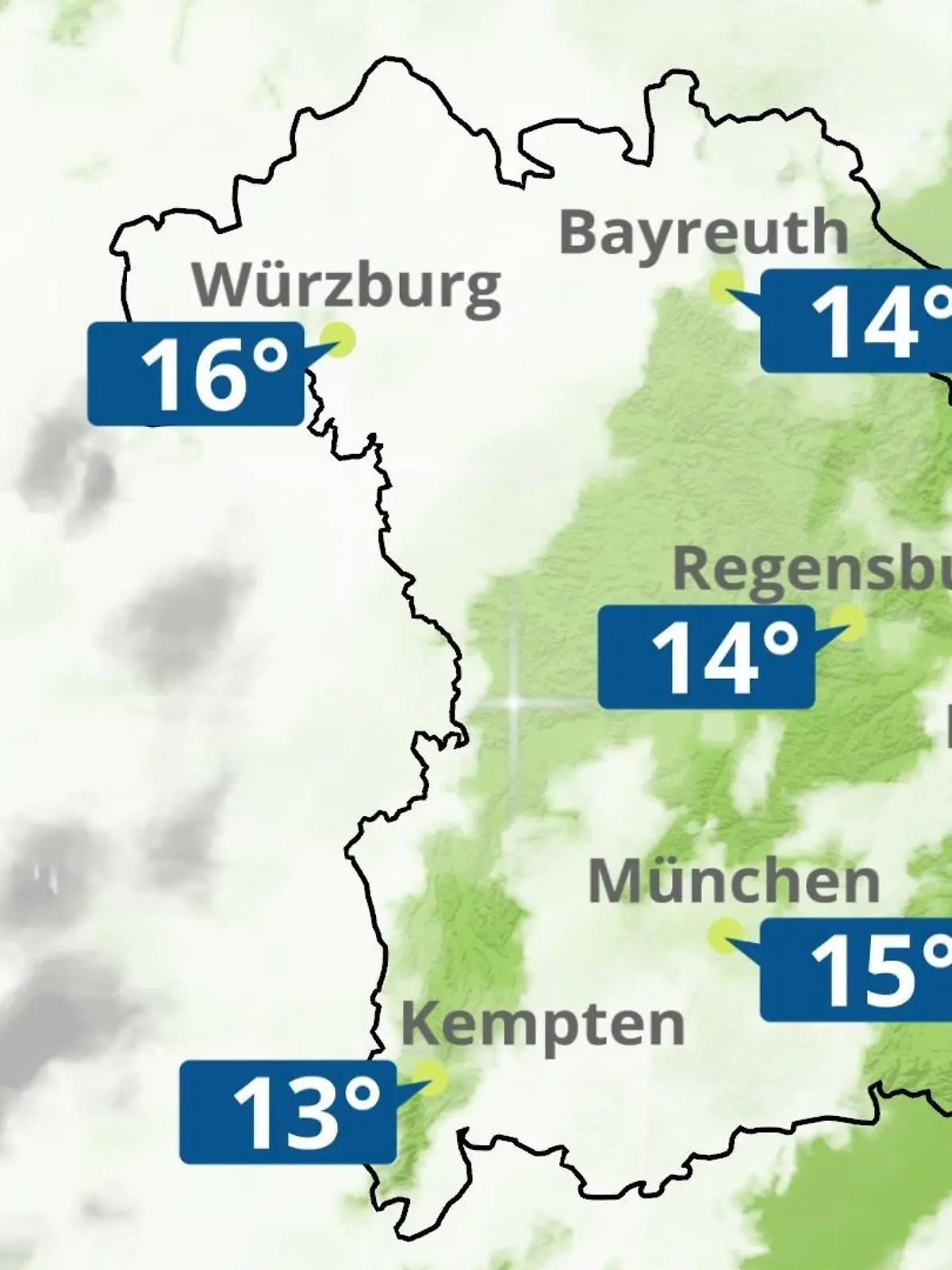 Bild zu: "Bayern: Wie wird das Wetter?"