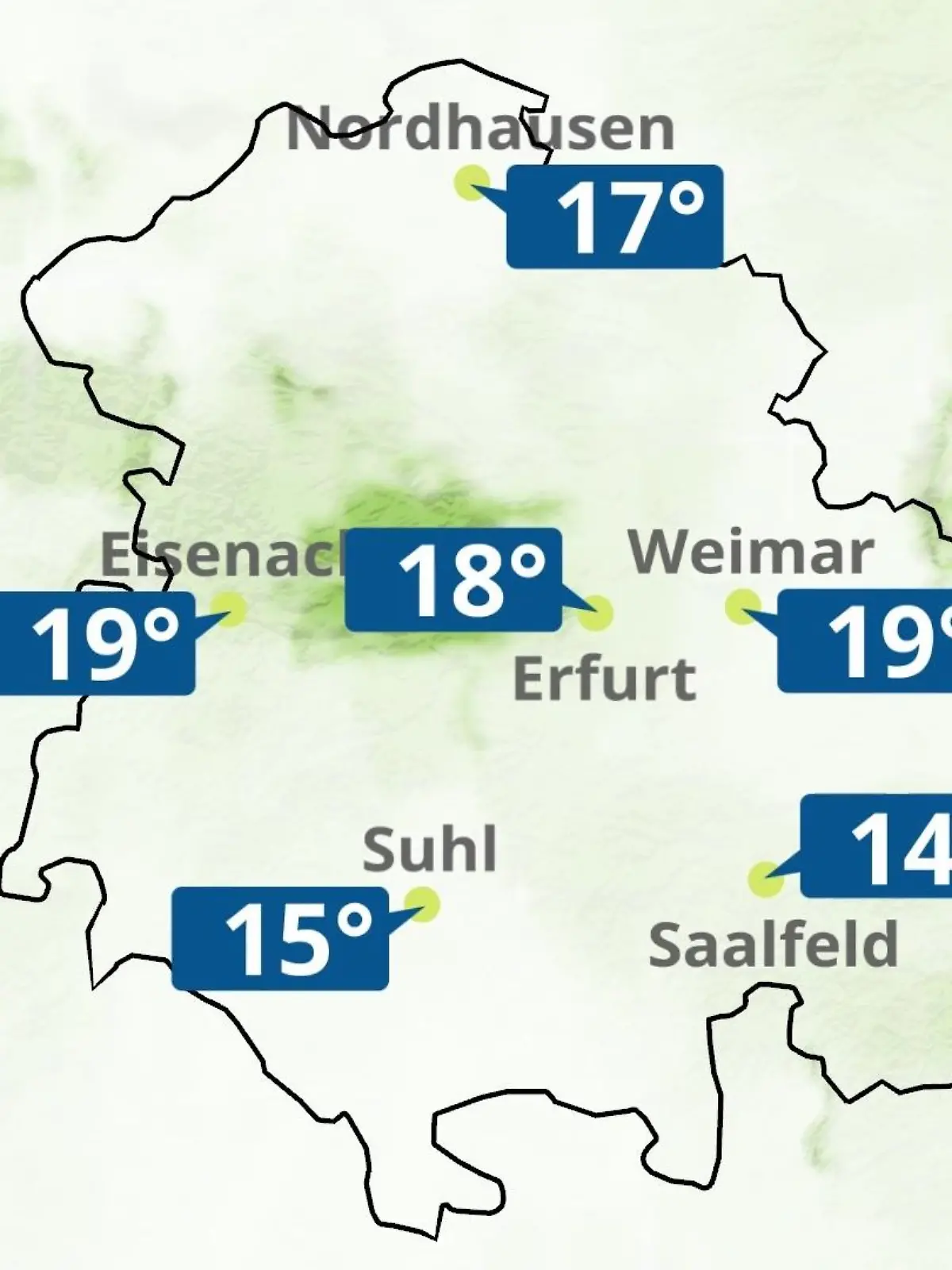 Bild zu: "Thüringen: Wie wird das Wetter?"